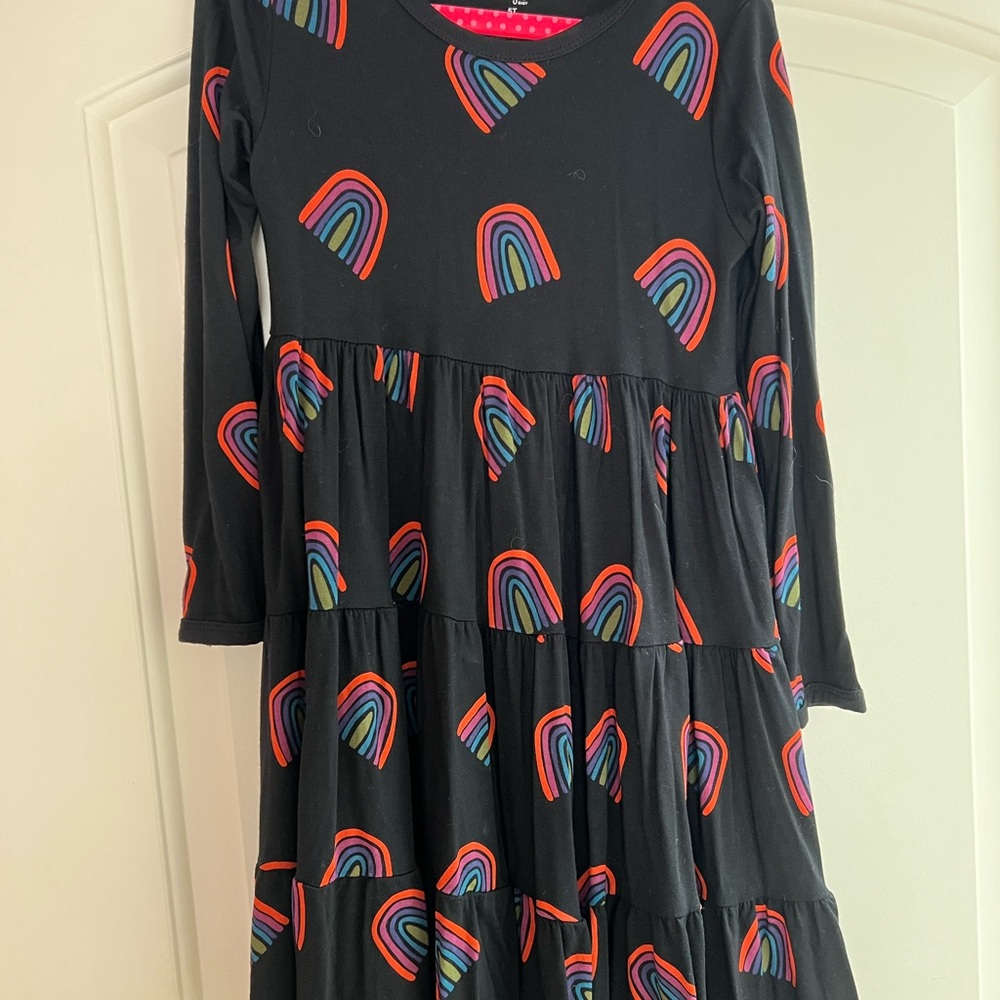 Kyte baby rainbow tiered clementine dress